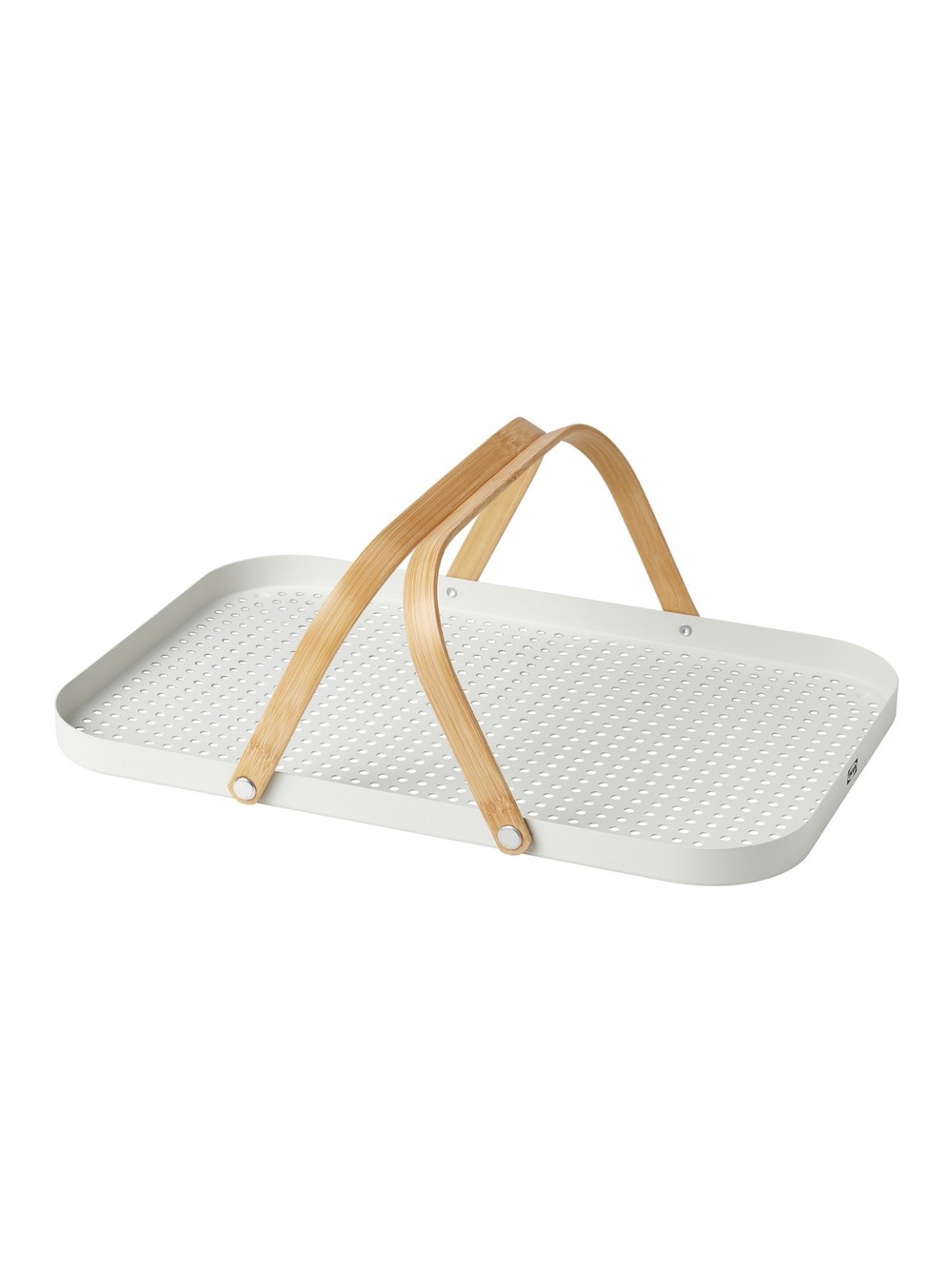 Serving Tray with Bamboo Handles 18”X12”